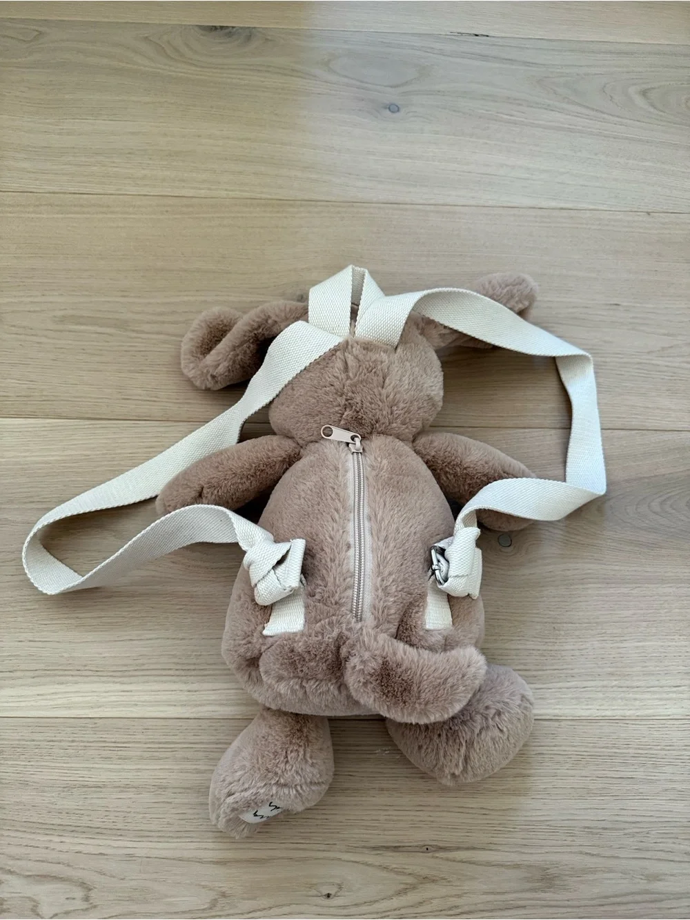 Zara Home Plush Dog Backpack Toy